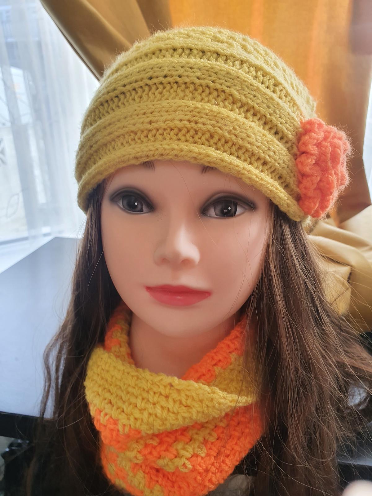 loop scarf with hat