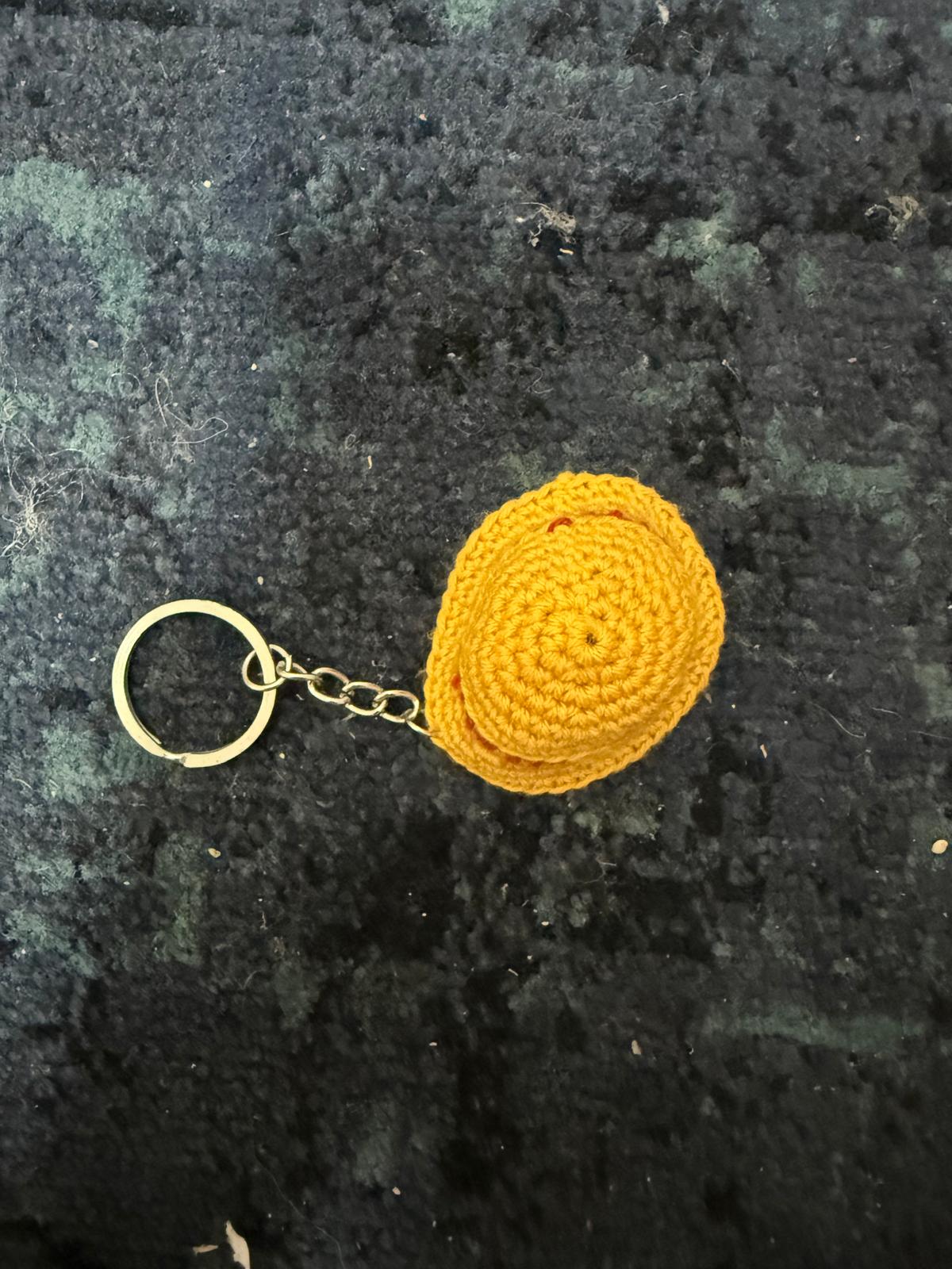 one piece luffy  hat keychain